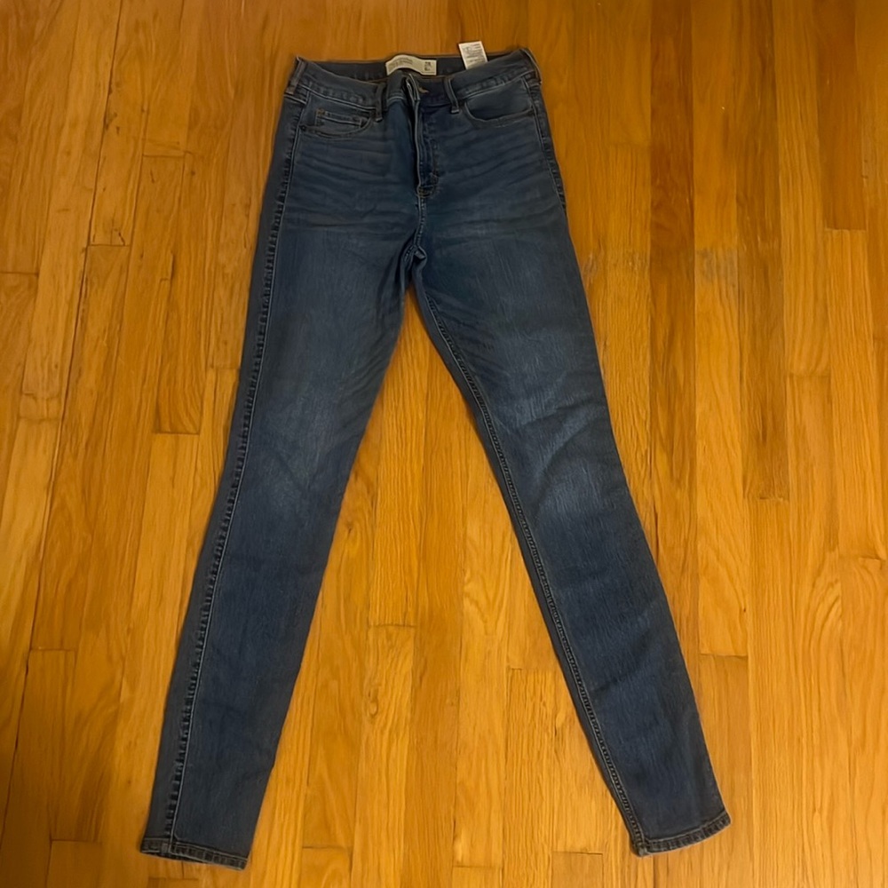 Abercrombie and Fitch Super Skinny High Rise Jeans
